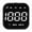 White, variant on Car HUD Head Up Digital Overspeed-Smart Speedometer Warn System Diagnostic Tool