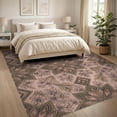 thumbnail image 3 of ODIKA 8'x10' Washable Area Rug Non-Shedding, Easy Care, Entryway Weathered Floral Cluster Accent Traditional Styling for King Size Bedroom Under Bed, Master Suite, 3 of 7