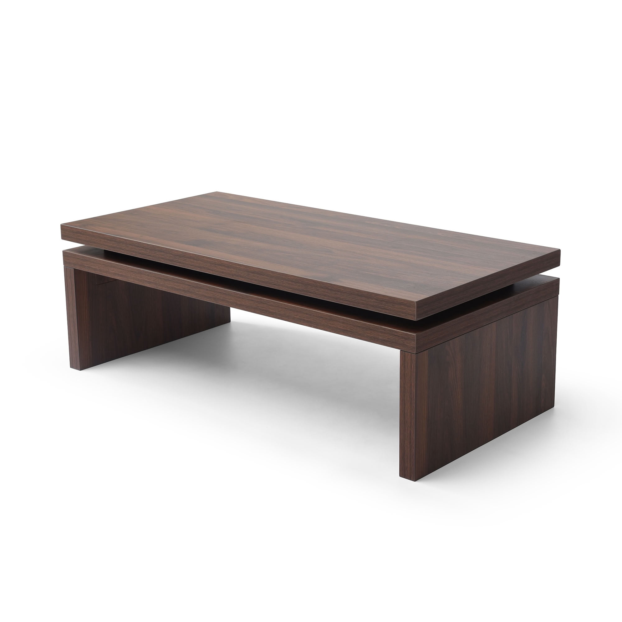 MAYEERTY Mid Century Modern Coffee Table, Rectangle Center Tea Table for Living Room Apartment Home Office