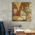 thumbnail image 6 of Epic Graffiti 'Wine And Cheese Tasting 2'  by Art Licensing Studio Canvas Wall Art, 37" x 37", 6 of 8