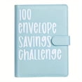 thumbnail image 4 of 2023 A5 Budget Planner Binder with 100 Cash Envelopes - Money Saving Challenge Notebook to Save $5,050, New Budget Book, Savings Challenges, 4 of 10