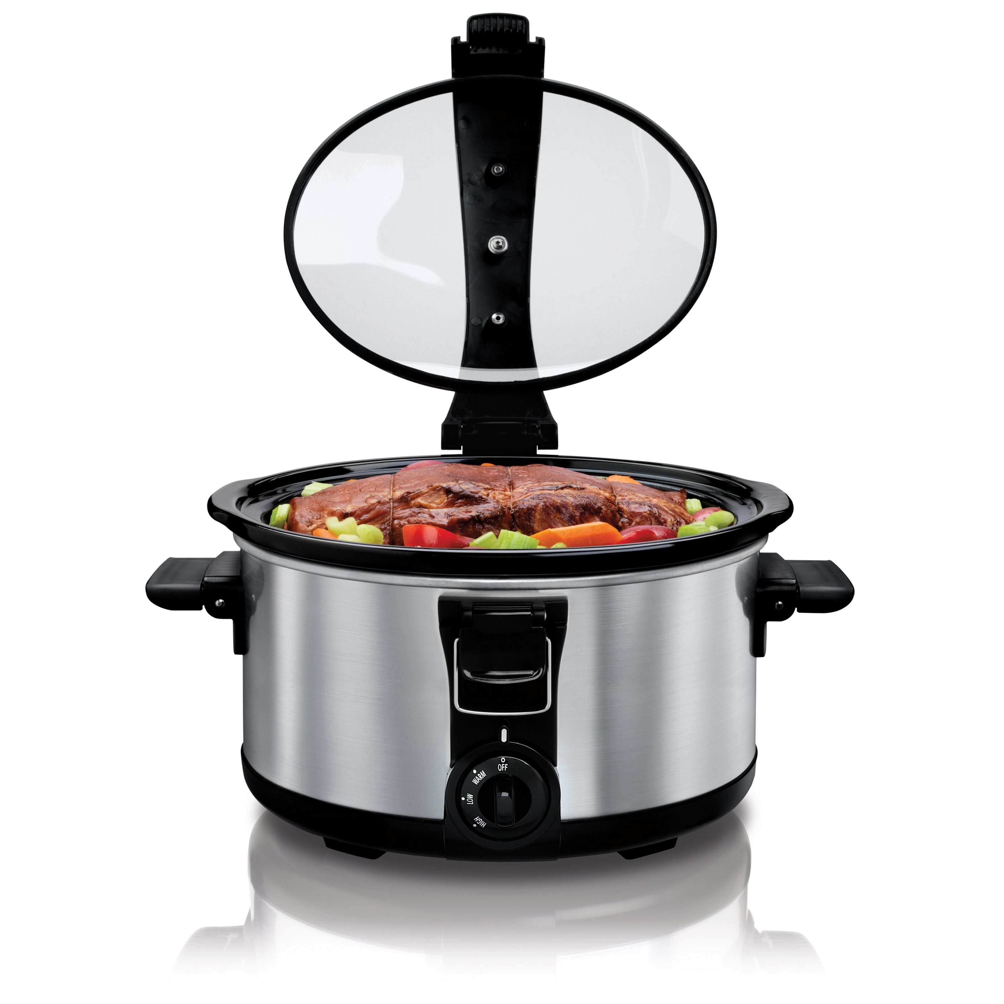 Stay or Go® Programmable 7 Qt. Slow Cooker with Party Dipper