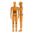 thumbnail image 1 of Advanced Graphics 2791 75 x 22 & 75 x 10 in. Crash Test Dummies Cardboard Cutout, 1 of 4