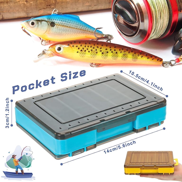 12 inch plastic fishing lure trays Plano 3700 Stowaway portable and widely use. Small Single Grid Transparent Lure