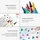 thumbnail image 5 of Rotuladores mágicos para pintar con agua para niños, rotuladores mágicos de tinta flotante con cuchara, marcador de pizarra blanca de borrado en seco, 5 of 5