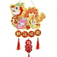 thumbnail image 6 of S SERENABLE Chinese New Year Hanging Ornament 2024 Spring Festival Decoration, Feng Shui Decor Lucky Charm for Party Holiday Office Porch, 6 of 7