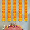 thumbnail image 6 of 4 Pcs Artificial Marigold Garland Golden Yellow 5 Feet Faux Flowers Dia De Los Muertos Diwali Decor, 6 of 6