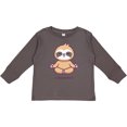 thumbnail image 3 of Inktastic Meditating Sloth Boys or Girls Long Sleeve Toddler T-Shirt, 3 of 5
