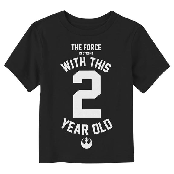 Toddler's Star Wars Force Is Strong With This 2 Year Old Graphic Tee Black 5T