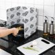 thumbnail image 5 of Protector de salpicaduras de cocina Modern Leaf Print Foldable Heat, 5 of 9