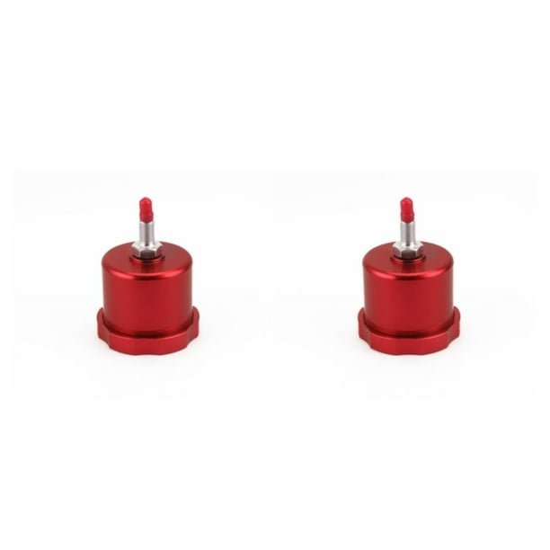 Sidaley Copa de aceite de freno de mano a la deriva para coche de carreras, depósito de freno electrónico hidráulico para vehículo, Rojo 2piezas