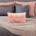 thumbnail image 2 of Wehilion 3D Flower Pillows Covers Velvet Square Pillowcase 12x20 Inches Home Decorate Pillow Case Floral Cushion for Living Room Bed Sofa Window and Car, 2 of 10