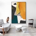 thumbnail image 3 of Brown Abstract Painting Wabi Sabi Wall Art Minimalist Painting Neutral Abstract Art Lare Earth Tone Modern Painting Home Decor, 3 of 8