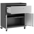thumbnail image 4 of Pemberly Row 3-Piece Modern Metal Mobile Garage Cabinets Set in Gray, 4 of 19