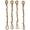Brown, variant on 4pcs Macrame Plant Hanger Holders with Rope, Hanging Flowerpot Basket Extenders for Indoor and Outdoor Plants