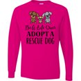 thumbnail image 3 of Inktastic Adopt a Rescue Dog Pet Long Sleeve T-Shirt, 3 of 5