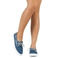thumbnail image 6 of Misbehave CG33 Women Denim Slip On Lace Up Classic Boat Shoe, 6 of 6