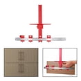 thumbnail image 4 of Herramienta de plantilla de de pequeña sala localizador de punzón, herramienta de perforación de para arrojar de cajón para muebles de cajón rojo shamjiam Localizador de perforaciones, 4 of 8