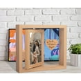 thumbnail image 2 of WWS-Rotating Floating Let the Adventure Begins Picture Frame, Engagement Gifts for Couples, Rustic 4x6 Floating Picture Frames Cool Wedding Bride to Be Bridal Shower Gifts for Couples Unique 2023(Rom, 2 of 4