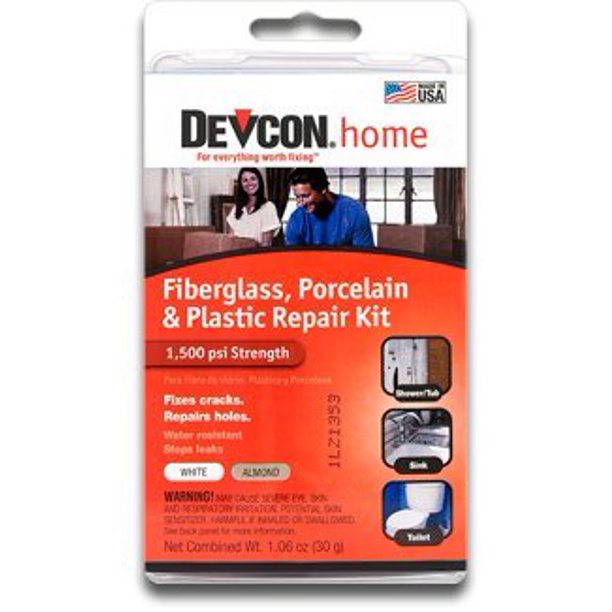 Bathtub Repair Kit For Fiberglass Porcelain Plastic Repair Almond White Walmart Com Walmart Com