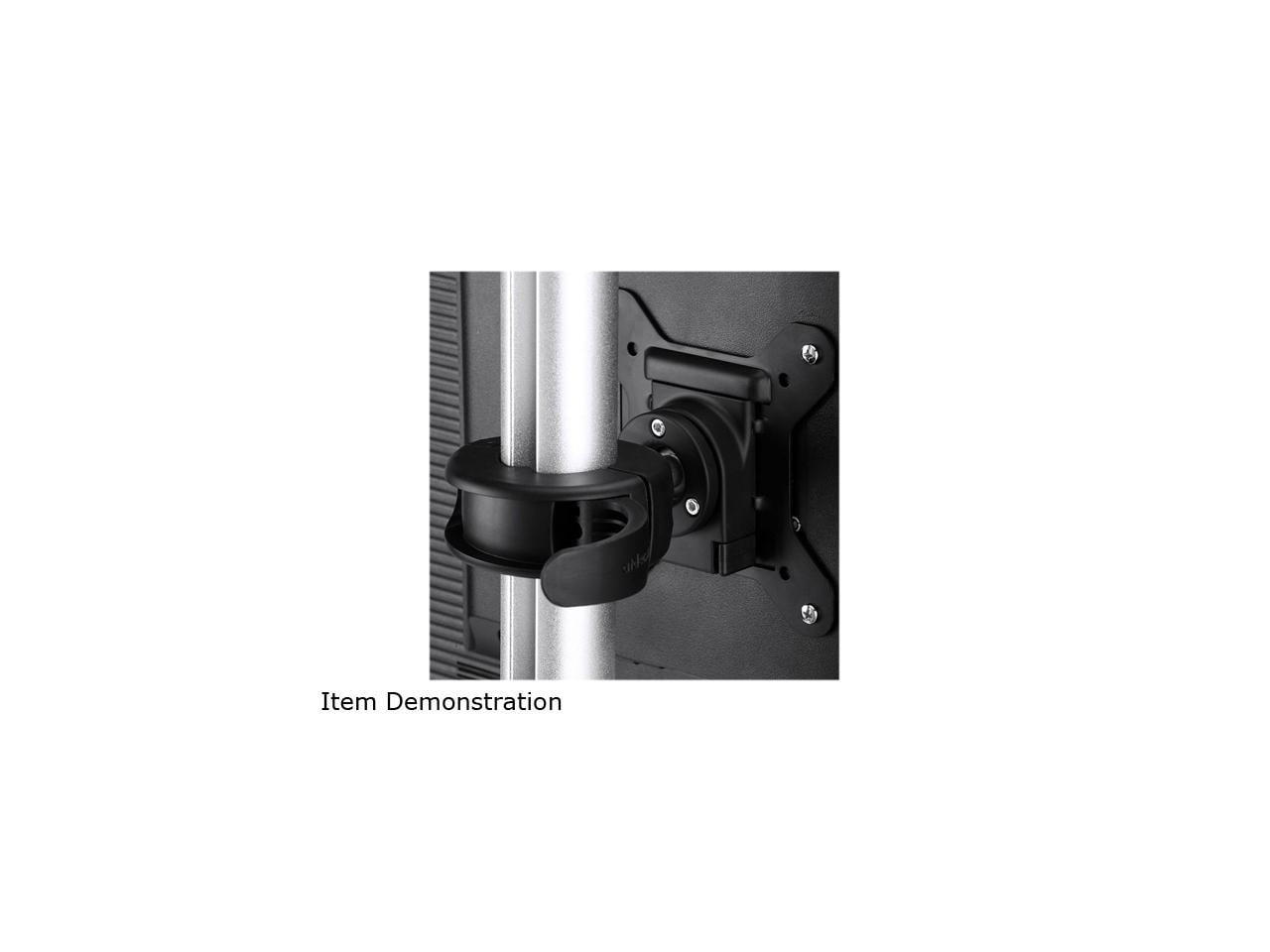 Atdec Visidec VFS-DV Freestanding LED/LCD Vertical Dual Monitor Stand