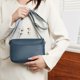 thumbnail image 1 of Bolso para teléfono móvil de mujer, Bolso bandolera de cuero auténtico sólido, Bolso de viaje informal con cremallera, 1 of 8