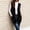 Black, variant on Womens Velvet Vest Sleeveless Open Front Party Lightweight Long Cardigan with Pockets Vintage Fall Winter Layering Duster Coat