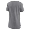 thumbnail image 3 of Women's Fanatics Heathered Gray Brooklyn Nets True Classics Tri-Blend T-Shirt, 3 of 3
