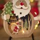 thumbnail image 2 of Adornos navideños de muñeco de nieve brillantes, decoración decorativa para fiestas, festivales y vacaciones, 2 of 7