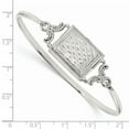 thumbnail image 2 of Sterling Silver Polished Rectangular 20mm Locket Bangle - 13.9 Grams, 2 of 2