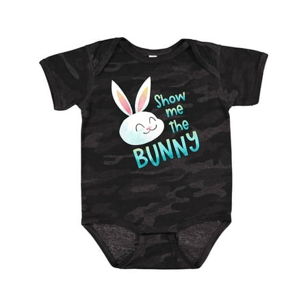 

Inktastic Show Me the Bunny Cute Easter Bunny Gift Baby Boy or Baby Girl Bodysuit