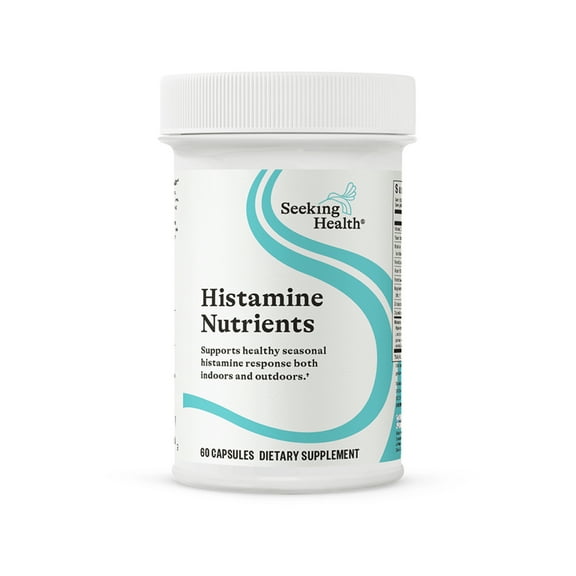 Seeking Health Histamine Nutrients - Seasonal Histamine Support Supplement with Vitamin B1, Zinc, & Vitamin B3 - Aids Histamine Response - 60 Capsules