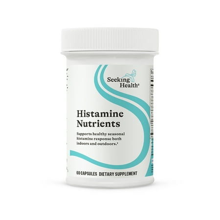 Seeking Health Histamine Nutrients - Seasonal Histamine Support Supplement with Vitamin B1, Zinc, & Vitamin B3 - Aids Histamine Response - 60 Capsules