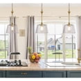 thumbnail image 2 of Westinghouse 6130200 Aggie 10" Wide Mini Pendant - Brass, 2 of 5
