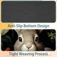thumbnail image 4 of Rabbit Square Desk Pad Mouse Pad, 8.3x9.8 Inch Non-Slip Rubber Bottom Printed Mousepad for Office and Gaming, 4 of 6