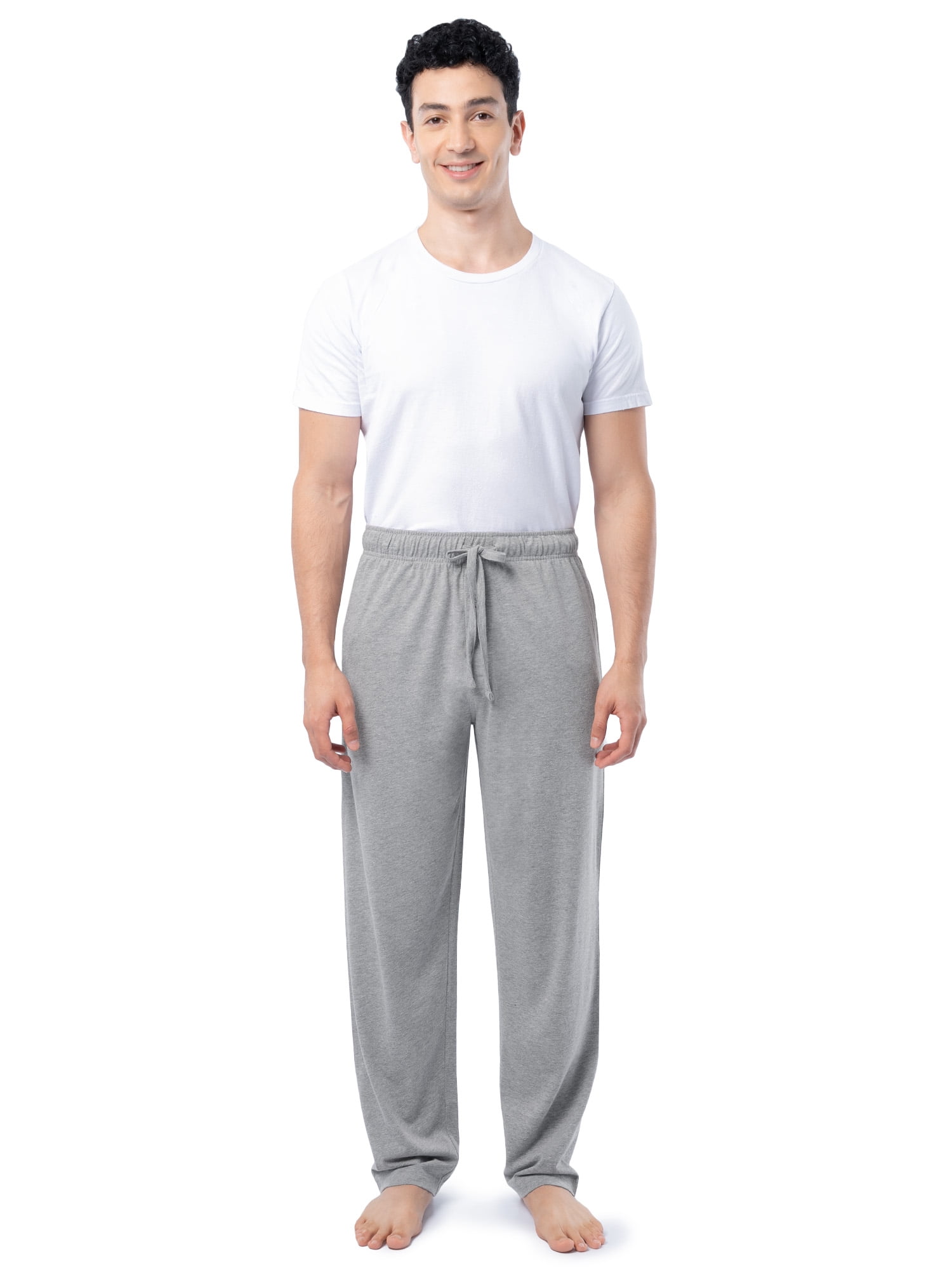 Fruit of the Loom Men's and Big Men's Jersey Knit Pajama Pants, Sizes S-6XL