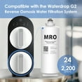 thumbnail image 2 of Waterdrop WD-G2MRO Filter, 2-year Lifetime, Replacement for WD-G2-B, WD-G2-W Reverse Osmosis System, 2 of 3