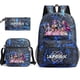 thumbnail image 1 of K-pop Demon Hunters Anime School Backpack Cute Cartoon Print Backpack Handbag Pencil Pen Case For Students 3 Pack Set Bb, 1 of 1