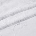 thumbnail image 4 of Andora Embroidered Grommet Top Sheer Window Curtain Pair (Set of 2 )- 96" Long - White, 4 of 4