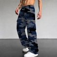 thumbnail image 2 of Men's Cargo Pants with Pockets,Durable Work Pants,Breathable Fabric Relaxed Fit Hiking Joggers Pants, 2 of 6