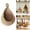 beige, variant on POINTERTECK 3Pcs Handmade Woven Fruit Net Bird‘s Nest Stylish Fine Workmanship Long Lasting Net Bag Spacious Storage Solution Light Grey One Size