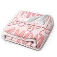thumbnail image 4 of Love You Mom，Anniversary Birthday Gifts for Mom Mother from Daughter Son, Mom Blanket, Unique Gift Blanket 50x40, 4 of 6