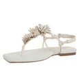 thumbnail image 5 of Sam & Libby Women's Tiana T-Strap Flower Sandal, 5 of 7