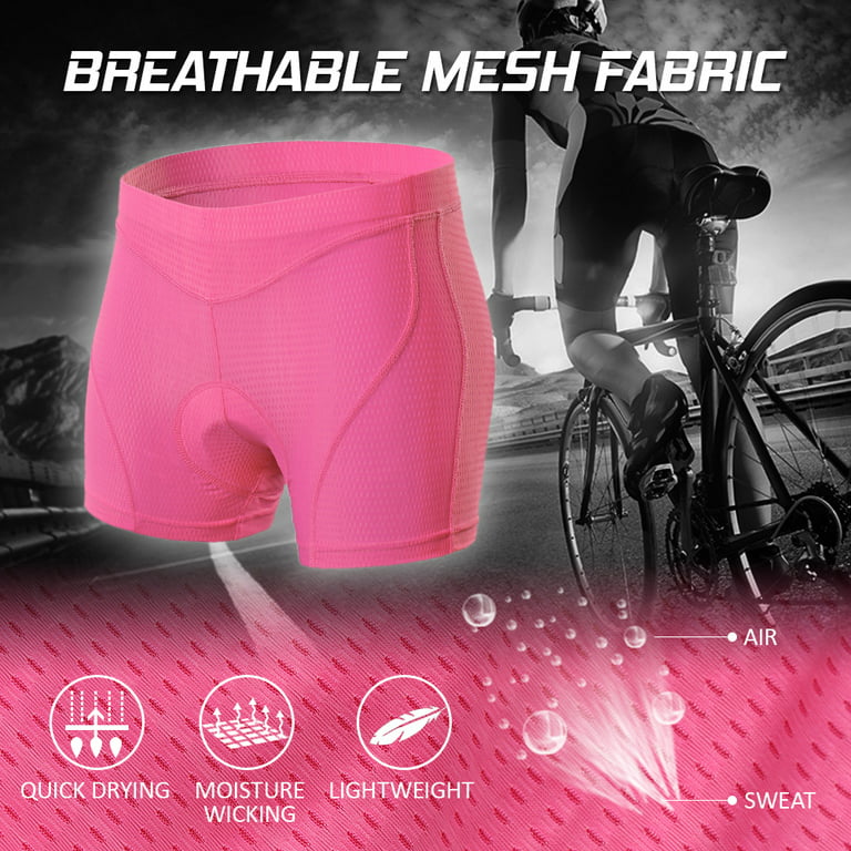 Women Bike Underwear, Women's Cycling Underwear 3D Padded, Bike