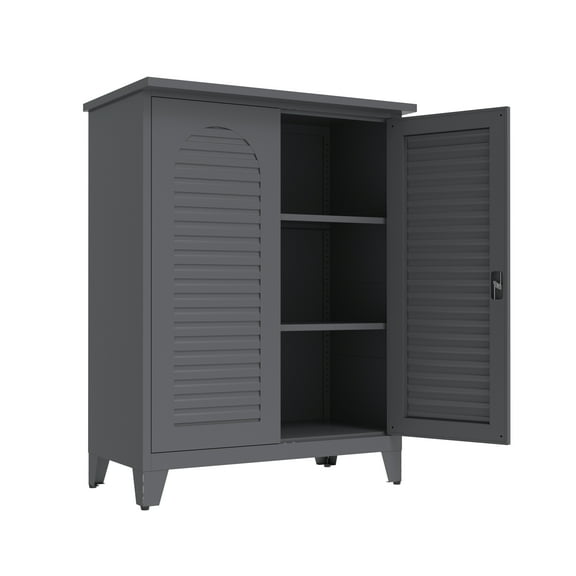 47" Tall Metal Tool Cabinet with Ample Garage & Home Storage