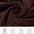 thumbnail image 6 of TOPCHANCES 3-Piece Velvet Recliner Sofa Covers, 7 Seat L-Shaped Corner Sofa Covers, Stretch Sectional Couch Slipcover ( Dark Brown ), 6 of 11