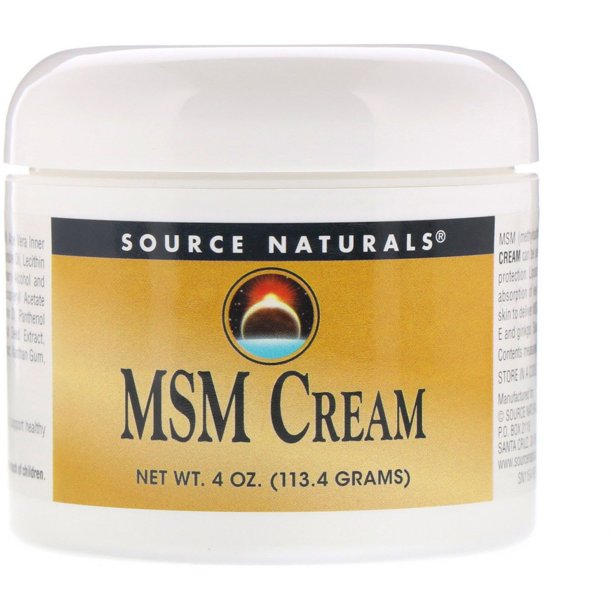 Source Naturals MSM Cream, 4 oz (113.4 g)