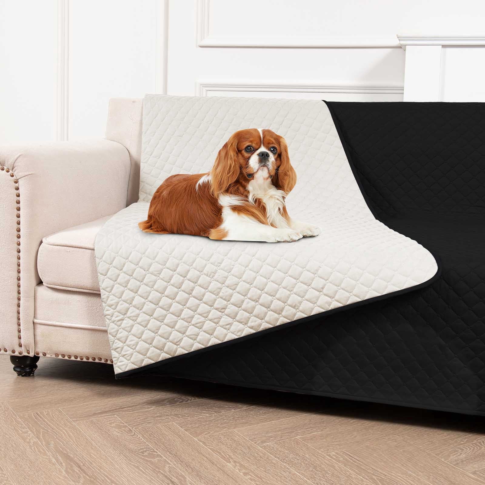 Waterproof Dog Blanket for Couch - Reversible Pet Sofa Cover with Non- Back, Washable Cooling Dog Bed Mat for Furniture, Car & Incontinence Protection for Dogs & Cats