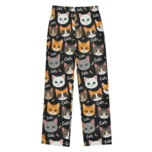 joogoo Cat Bones Pajama Pants Pj Bottoms Sleepwear Lounge L