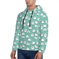 thumbnail image 3 of Wukai Cute Sheeps Print Men Hoodies Fleece Sweatshirts Long Sleeve Sweaters Pullover Fall Outfits Winter Clothes-3X-Large, 3 of 7